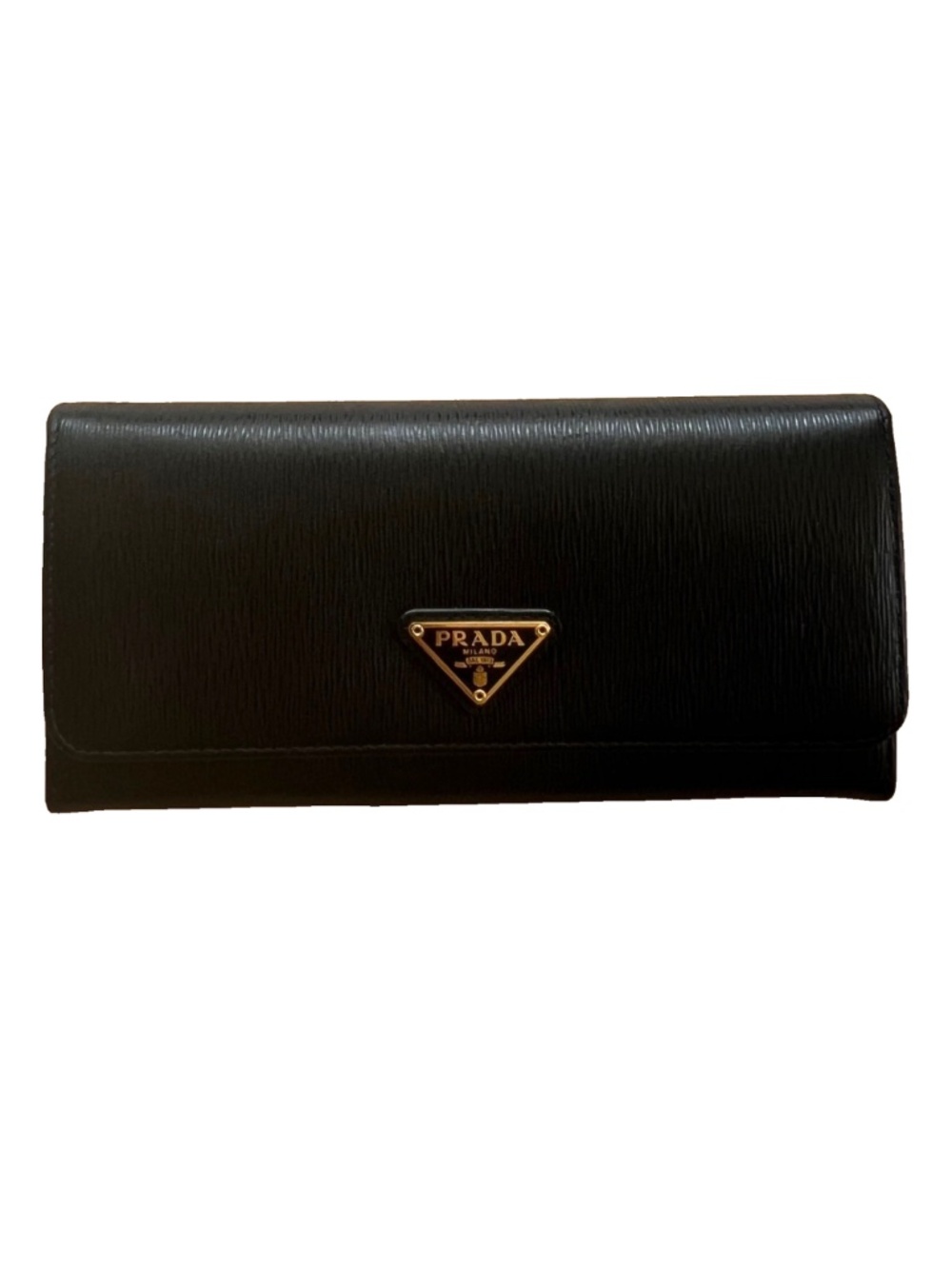 Prada Saffiano Wallet Leather with Detachable ID Card Case and GHW - Picture 2 of 10